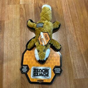 NEW! POWER HOUSE  DOG TOY PREMIUM MINI TOUGH PLUSH w/ SQUEAKERS 10”